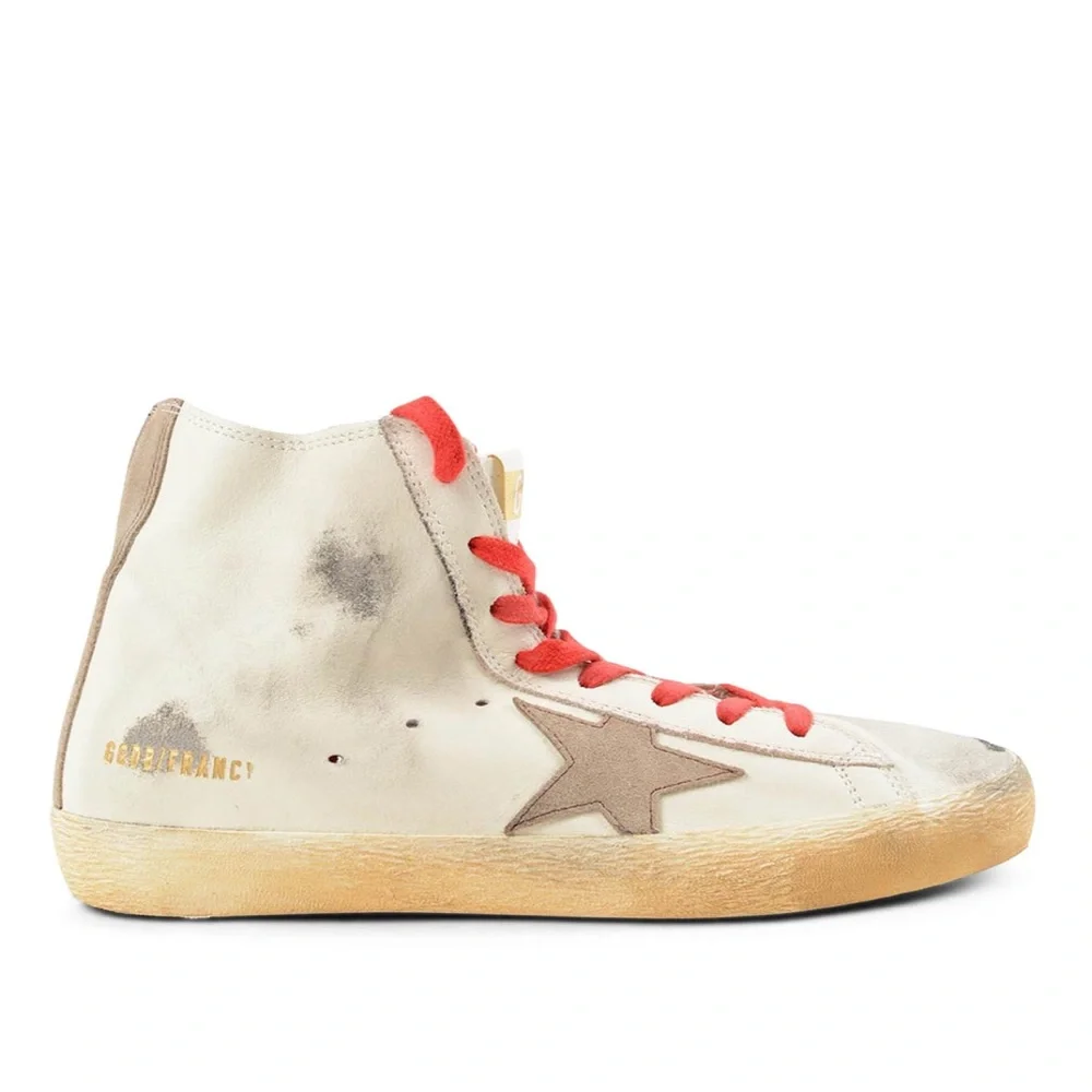 Golden Goose GGDB FRANCY high top authentic sneakers size 41 - Picture 2 of 5